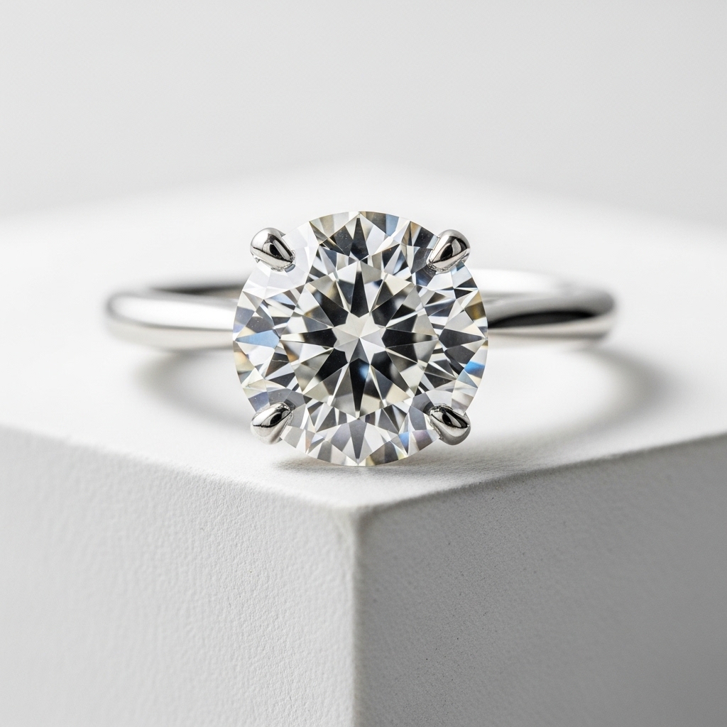 Granit Yüzük — Pırlanta Mikro Pavé