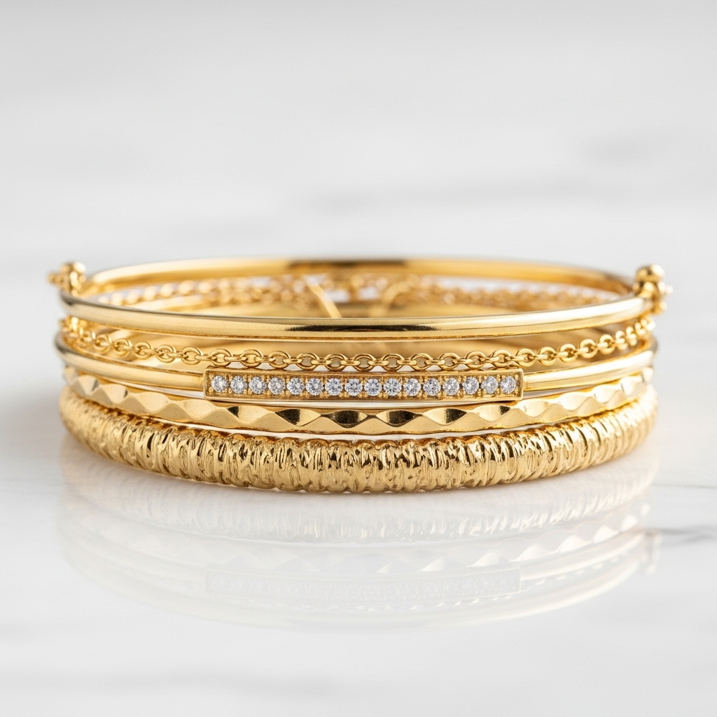 22 Ayar Altın Bilezik — Zincir