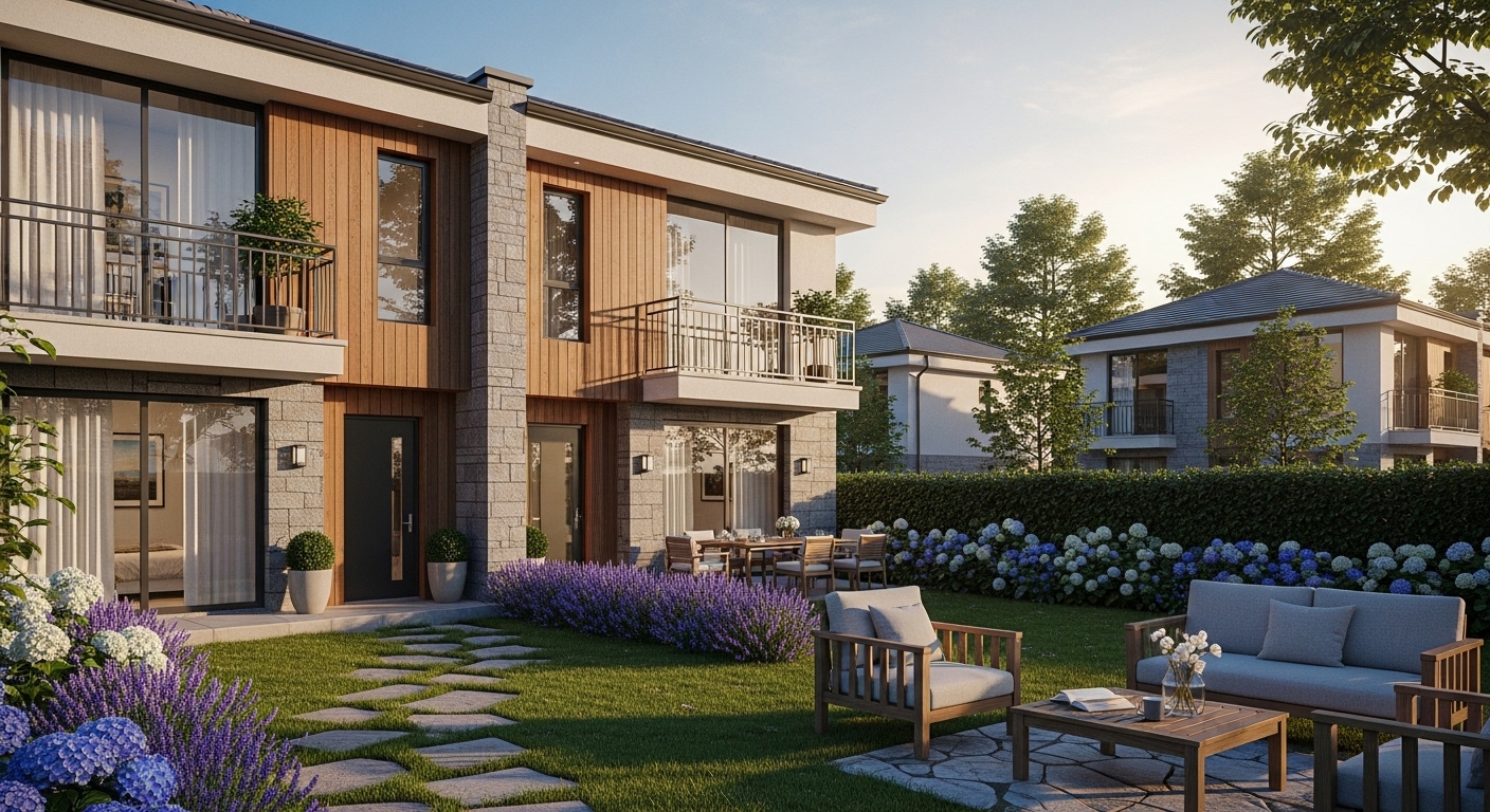 4+1 Bahçeli Dubleks